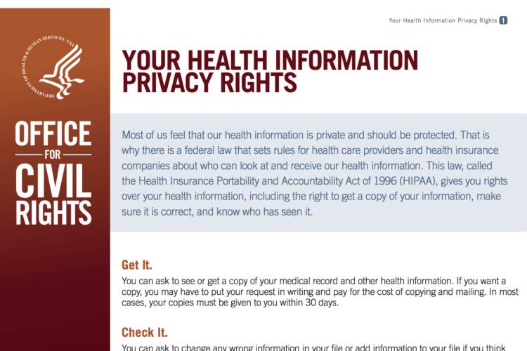 privacy information